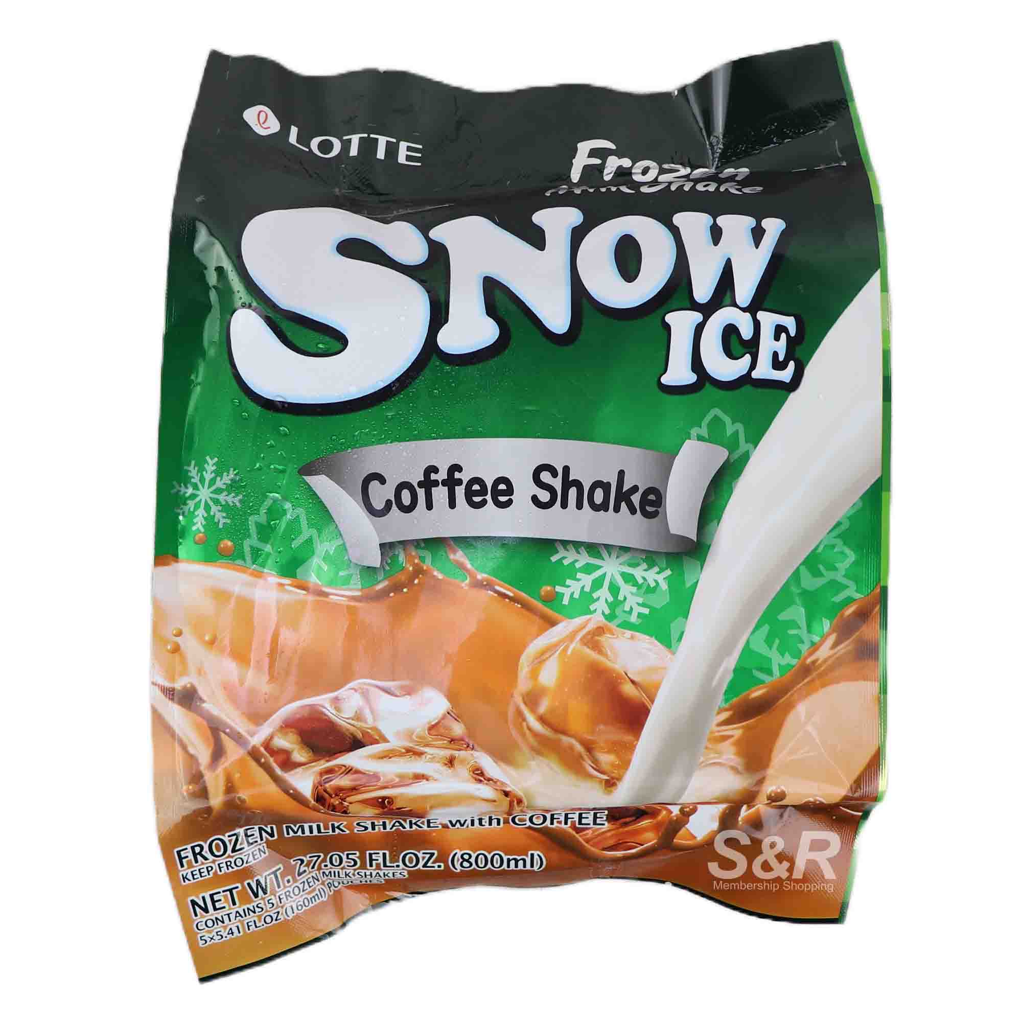 Lotte Snow Ice Frozen Coffee Shake (160mL x 5pcs) Lotte Snow Ice Frozen Coffee Shake (160mL x 5pcs)